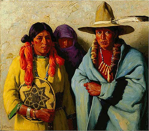 Apaches; [Untitled (Three Indians)]